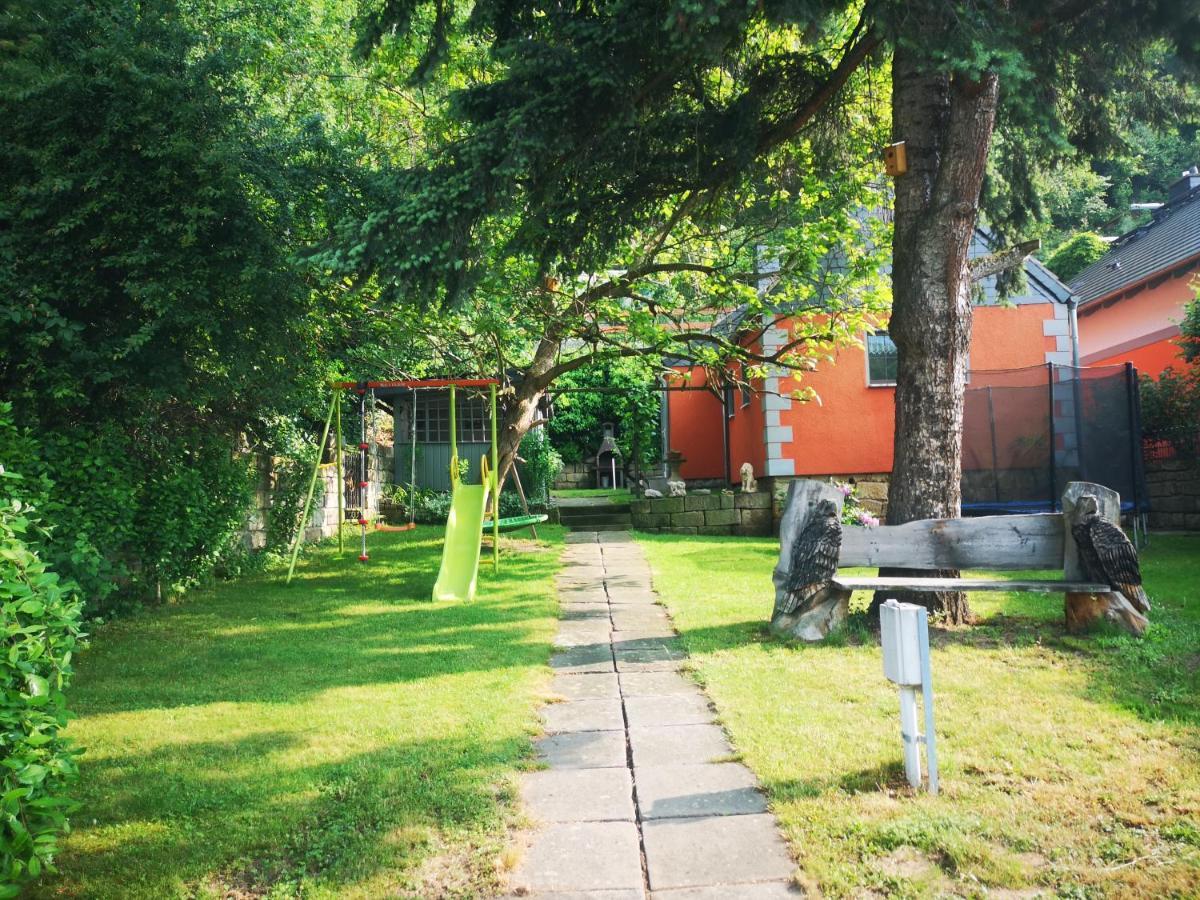 Ferienhaus Franz - An Der Elbe, Mit Grossem Garten Villa Pirna Exterior photo